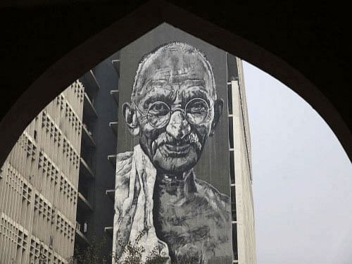 A bench comprising justices Dipak Misra and Prafulla C Pant said one cannot be allowed to use indecent language for 'historically respected personalities like Mahatma Gandhi'. AP file photo