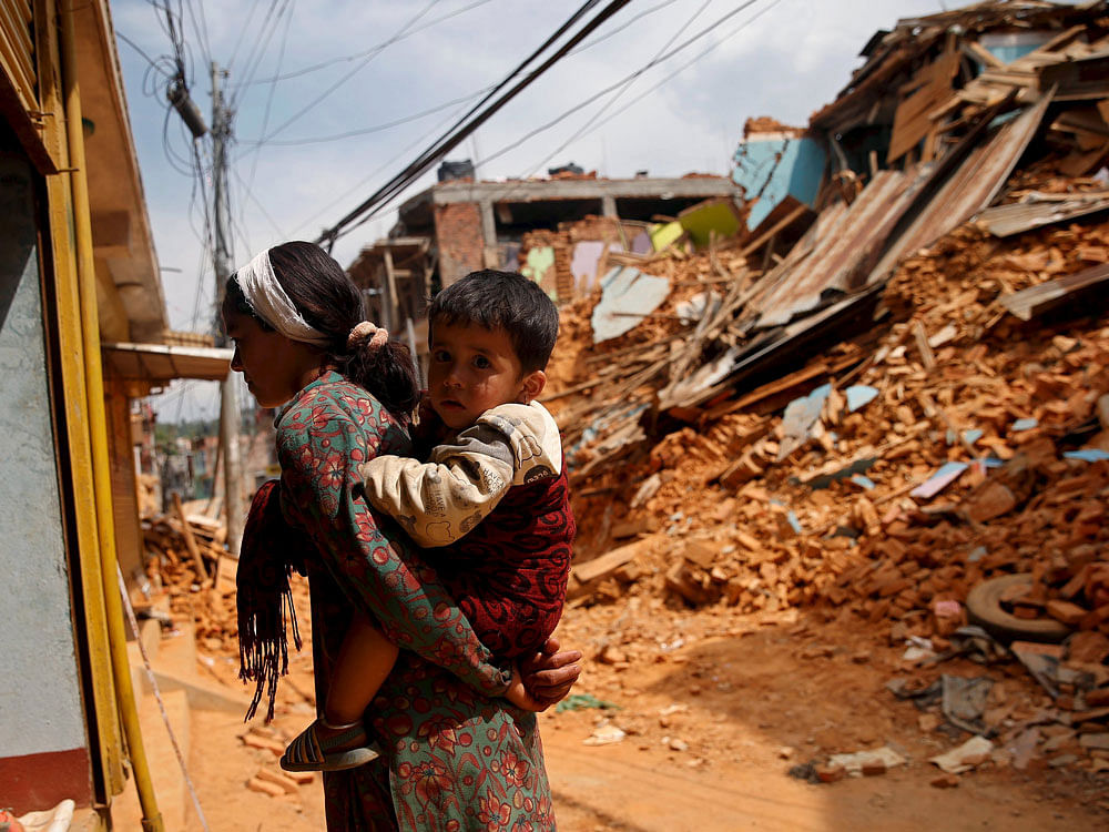 The UN appealed once again to the world body to help raise USD 423 million over the next three months to meet essential needs of Nepal earthquake survivors. "The appeal is currently only 14 per cent funded," Secretary-General Ban Ki-moon pointed out. Reuters photo