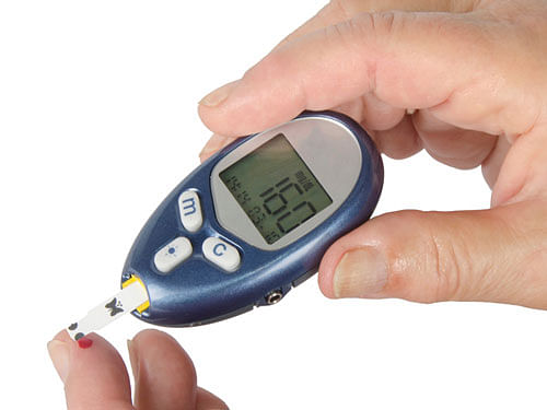 Glucometer. DH File Photo For Representation Purpose only