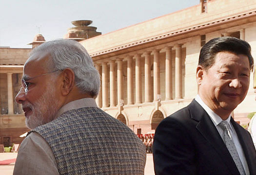 Officials said the Silk Road initiatives, officially called the Belt and Road projects has figured in Modi's talks with Chinese President Xi Jinping. PTI file photo