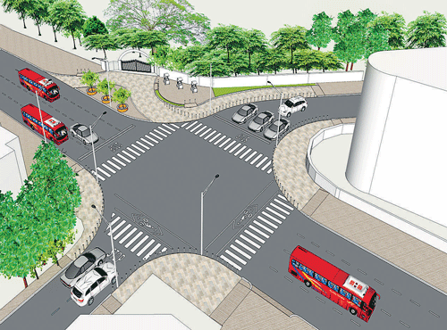 Artist's impression of Cash Pharmacy junction being developed under TenderSURE project