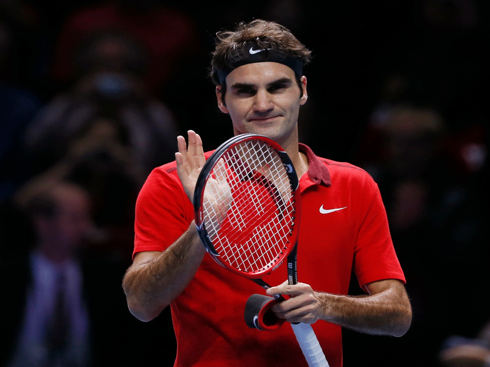 Roger Federer.  Reuters File photo.