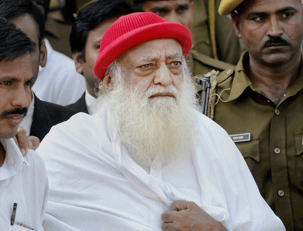 The case before Gandhinagar court relates to a complaint filed by a Surat-based woman who has accused Asaram of raping her many times when she was living in his Ashram. PTI file photo