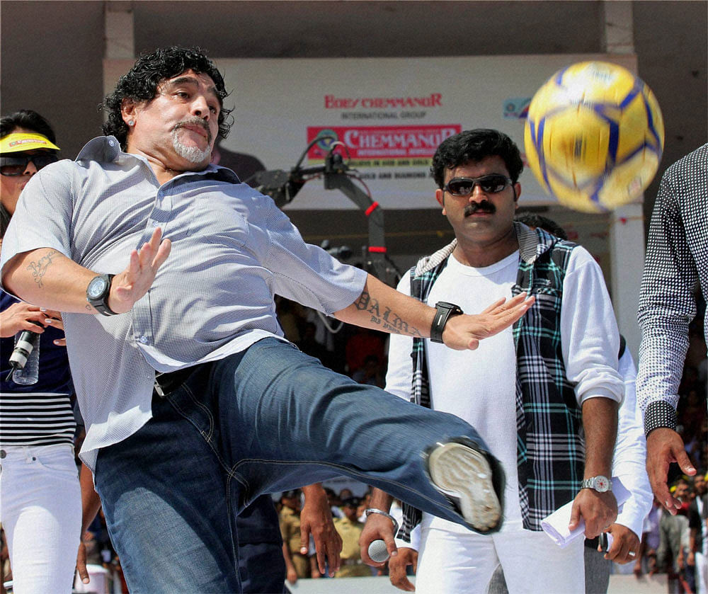 Diego Maradona, pti file photo