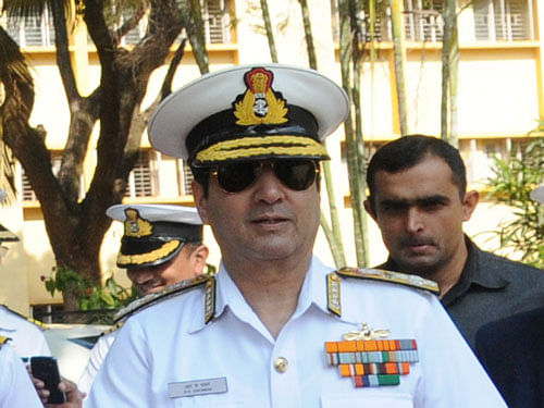 Navy Chief Admiral R K Dhowan. DH file photo