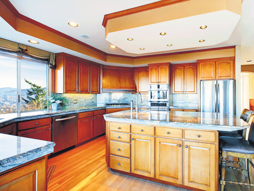 IN THEIR PLACE : Where you place your cabinets also makes a huge difference to the overall decor.