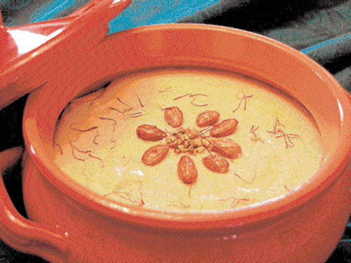 Tantalising | 'Phirni' (above) is a sweet dish that can be  easily prepared at home,
