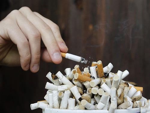 While close to 600 billion cigarettes are globally sold illegally every year, the World Health Organisation suspects a sharp rise in the illicit trade in India, where seizure of smuggled cigarettes increased by four times during last  year. Reuters file photo