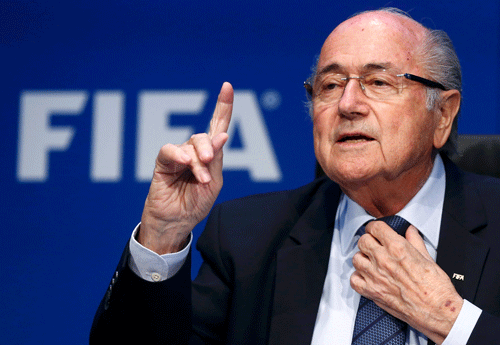 FIFA President Sepp Blatter. Reuters photo