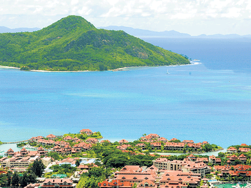insular awe Eden Island, Seychelles.