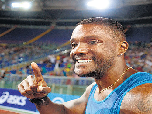 ever under a cloud Returning from a doping ban, Justin Gatlin has stunned the world with a series of quick times in sprint events. Reuters