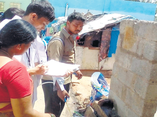 Mosquito control measures are being taken up by the BBMP at Hebbal in Bengaluru. After a large number of dengue cases was reported in the area, the Palike has taken a call to conduct a survey and organise a camp in the area. DH&#8200;photo