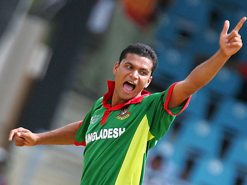 Bangladesh's ODI skipper Mashrafe Bin Mortaza. DH File Photo.