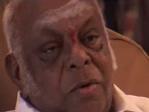 M A M Ramaswamy disowns adopted son