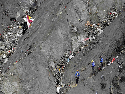 Germanwings crash site. Reuters file photo