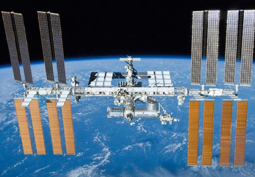 The International Space Station is seen in an undated NASA handout picture. Reuters file photo