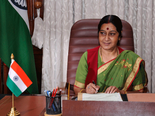 External Affairs Minister Sushma Swaraj. PTI File Photo.