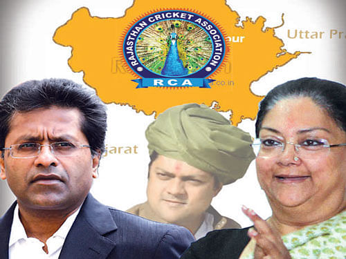 Friends for long, former IPL chief Lalit Modi has now become a pain for Vasundhara Raje who seems to be high on the list of friends Modi is trying to settle old scores with. DH graphic
