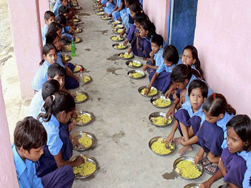 It is also examining a proposal to penalise agencies responsible for preparation and serving of the midday meal for children in case the food gets spoiled due to any negligence. PTI file photo