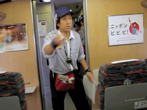 Cleaning process of Japan's Shinkansen bullet train. Courtesy: YouTube