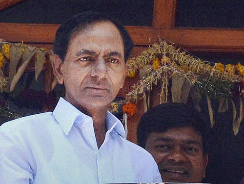 'I will not keep quiet, if such a decision is taken by the Centre. I will write to all the chief ministers in the country and seek their support on the issue' KCR reportedly told officials. PTI file photo