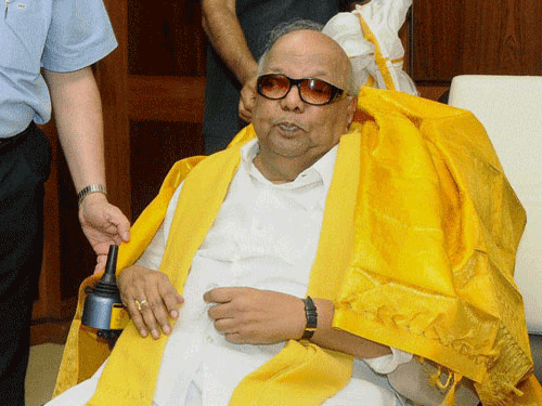 'It is not just my expectation, but expectation of all people that Karnataka will appeal against the verdict,' DMK President M Karunanidhi said. PTI file photo