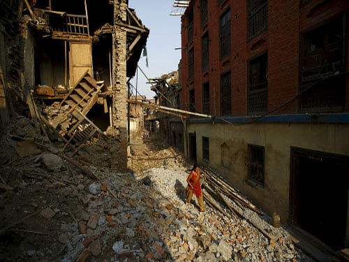 Nepal has said it needs around USD 6.7 billion to recover from the disaster, the worst in eight deacdes. Reuters file photo
