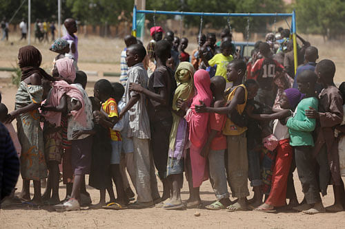 Chibok girls. AP File Photo.