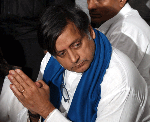 Congress MP Shashi Tharoor. PTI photo