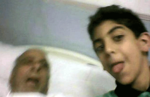 Selfie with grandfather's body draws social media outrage