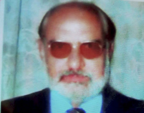 File photo of Arun Sharma, Dean of the Netaji Subhash Chandra Bose Medical College in Jabalpur and chairman of the committee appointed by MP government to investigate fake doctors appointment through Vyapam, found dead in a hotel in New Delhi on Sunday. PTI