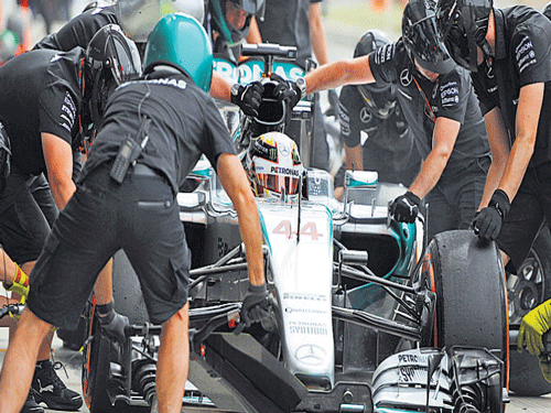 Mercedes tried to hoodwink Williams by  going in for a dummy pitstop in Silverstone. AP