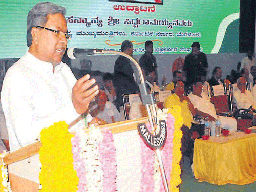 Chief Minister Siddaramaiah, dh file photo