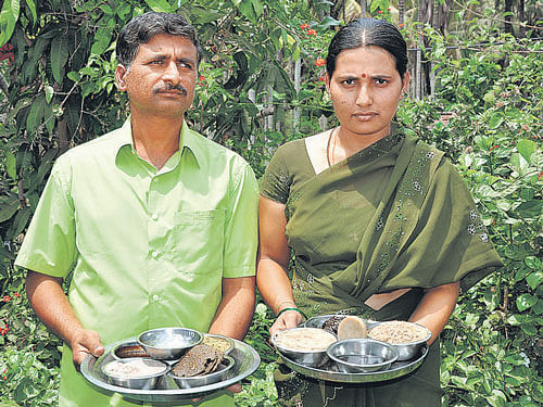 self-reliant Yashoda and Chandraprakash of Biligerepalya are known for their innovative products. PHOTO by Nayana Anand