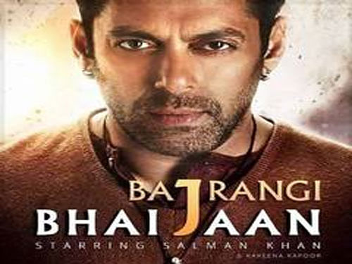 'Bajrangi Bhaijaan. Movie poster.
