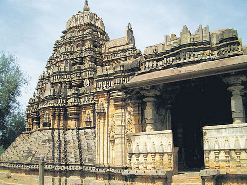 MONUMENT marvel The temple is declared as a protected monument by the Archaeological Survey of India. photo by author