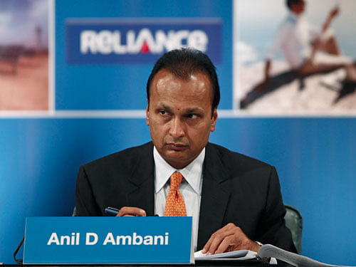 Anil Ambani-led Reliance group . Reuters file photo