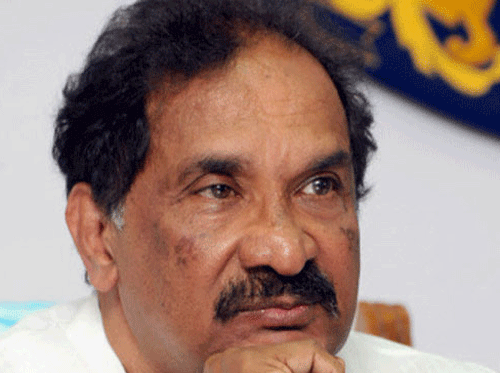 Home Minister K J George . DH file photo