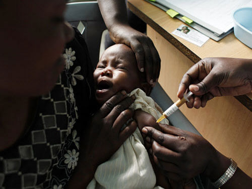 Malaria vaccine. AP File Photo for representation.
