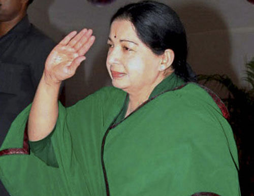 Tamil Nadu Chief Minister J Jayalalithaa . PTI photo