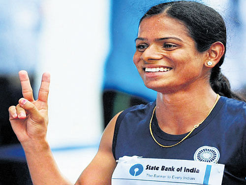 delighted: Dutee Chand is free to compete now in national and international meets. file pix