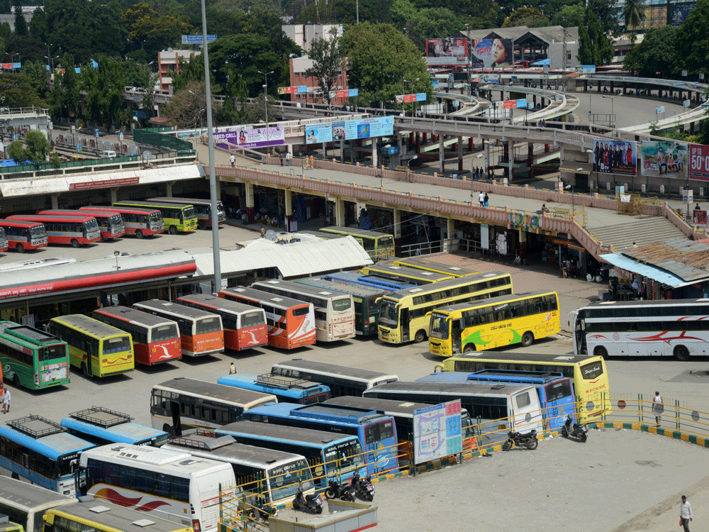 Sources said that the bus routes had been cancelled by the top court as those overlapped with the routes operated by state-owned transport corporations. DH file photo