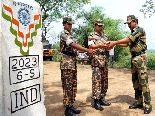 India- Bangladesh border. PTI file photo