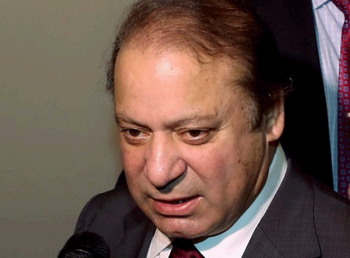 Pakistan Prime Minister Nawaz Sharif. PTI File Photo