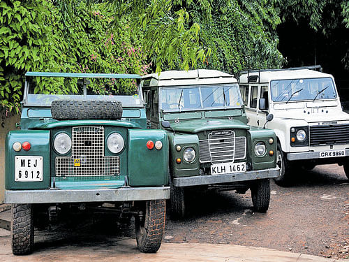 tough make The Land Rover collection. DH PHOTO BY BH SHIVAKUMAR