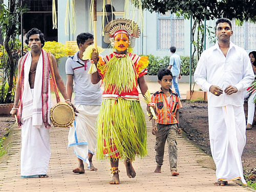 caretaker Aati Kalenja is said to keep evils at bay. DH PHOTO BY GOVINDRAJ JAVALI