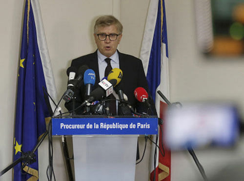 Paris deputy prosecutor Serge Mackowiak attends a press conference to speak about the findings of the investigation in the crash of Malaysia Airlines flight MH370, at a press conference in Paris. Reuters photo