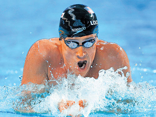 US' Ryan Lochte powers to victory in the 200M individual medley event on&#8200;Thursday. Reuters