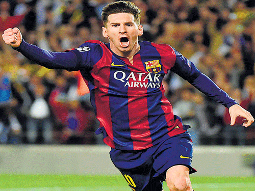 Barcelona's Lionel Messi. Reuters file photo
