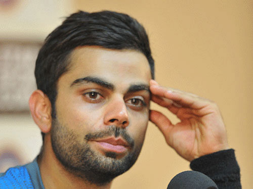 in the hot seat: Test captain Virat Kohli will be watched keenly as he leads India against Sri Lanka in the three-Test series. DH File Photo